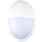 Preview: SHADA LED-Oval-Armatur Wandleuchte E27 8,5W 806lm IP66, 2 Cover, EEC: F (0800435) ***RESTPOSTEN***