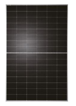 TW-Solar Solarmodul PV-Modul Photovoltaik 440Wp, Rahmen schwarz, Rückseitenfolie weiss, Glas Glas, Bifazial (TWMNH-48HD440)