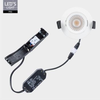 Preview: TeMo T&More® LED Downlight, Deckenspot 6W 420lm 1800K-2700K, Farbe weiß, dimmbar (2025553) Preview: TeMo T&More® LED Downlight, Deckenspot 6W 420lm 1800K-2700K, Farbe weiß, dimmbar (2025553)