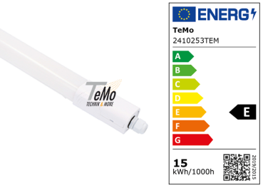 TeMo T&More® LED-Feuchtraumleuchte 15W 1725lm 4000K, 60cm, IP65, EEC: E (2410253TEM)