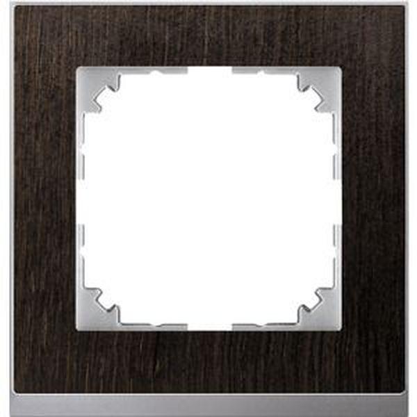 Merten MEG4010-3671 Rahmen Decor 1-fach System M Wenge/aluminium