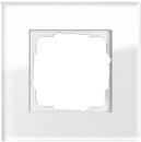 Gira 021112 System 55 Rahmen 1-fach Esprit Glas Weiß