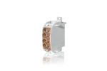 F-Tronic Hauptleitungsabzweigklemme 35mm² 1-polig, 4 Klemmstellen L braun (7110198)