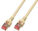 Patchkabel RJ45 S/FTP Cat6 Eco grau 10,0m mit Längenaufdruck (K5510.10)